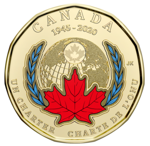 2020 1-dollar - UN Charter - Coloured reverse